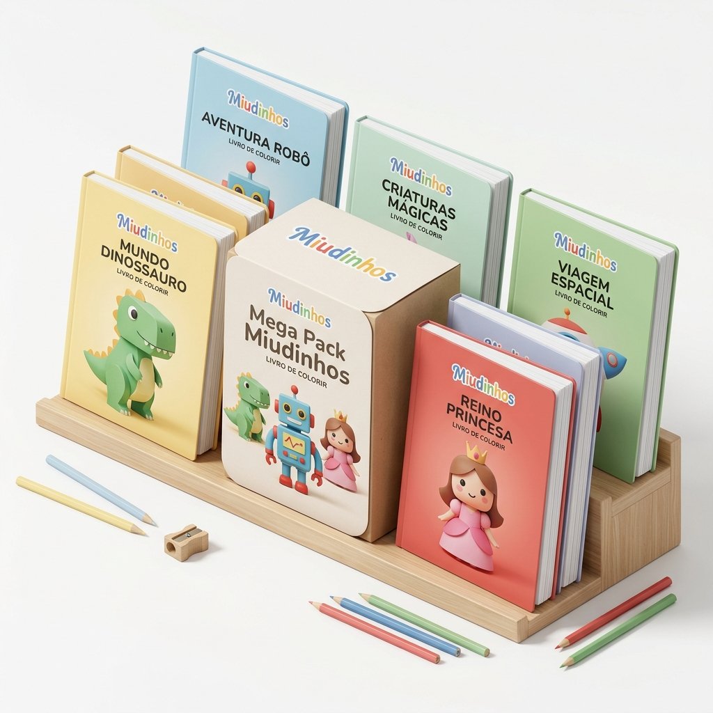 Bônus 1 - Livrinhos para Colorir Miudinhos